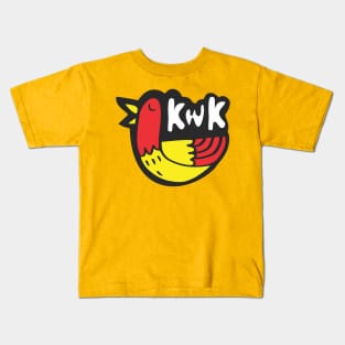 fun chiken artwork by pams Kids T-Shirt